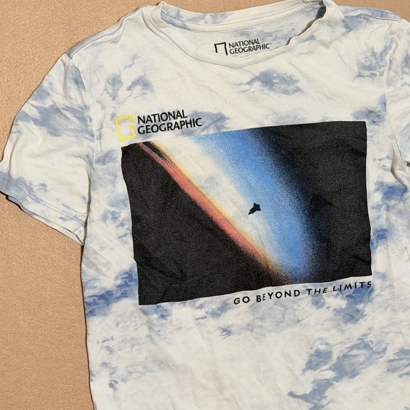 National Geographic Tops - National Geographic Go Beyond the Limit natural fibers 100% cotton tee in Blue